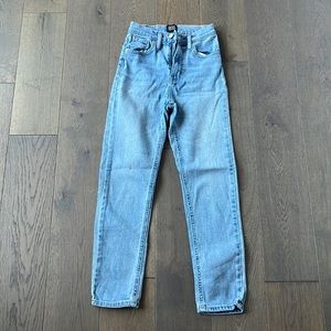 Urban outfitters BDG girlfriend high rise cropped light wash jeans